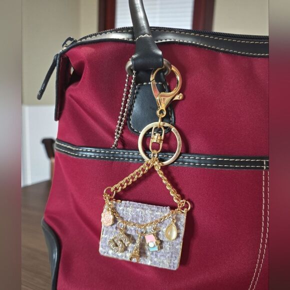 Colorful Purse Keychains Choose Your Color - Picture 2 of 8